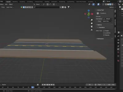 Highway Road Free 3D model