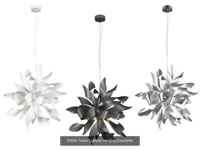 754 Turbio Lightstar Collection of Modern Lamps 3D Model Pack