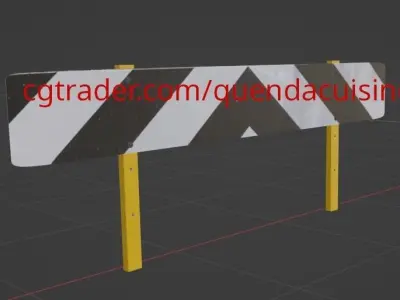 Australian Road Sign Pack 1st Edition - 10 Aussie Road Signs Low-poly 3D model