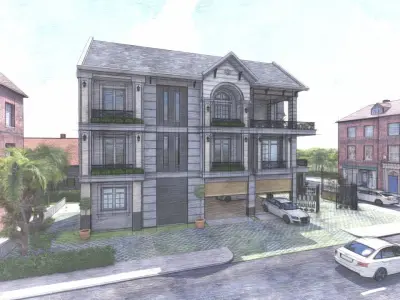 old house-Old Abandoned House 3D model