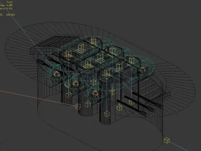 Satellite City Objects - Reserve Energy 12 3D model