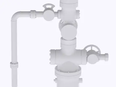 HO Oil well valve train model  3D print model