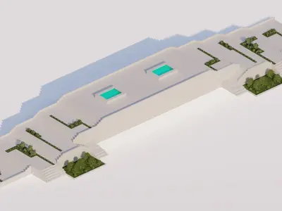 park-public park-Private Park Landscape Urban 3D model