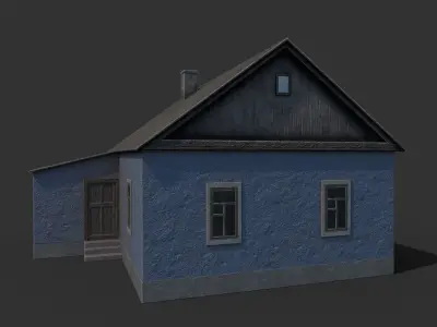 Village building II 3D model
