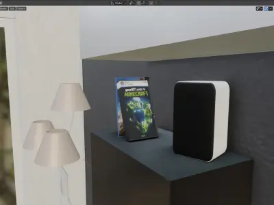 living room 3D model