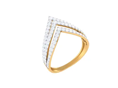 Women Ring  Render 3dm STL OBJ FBX Details 3D print model 292