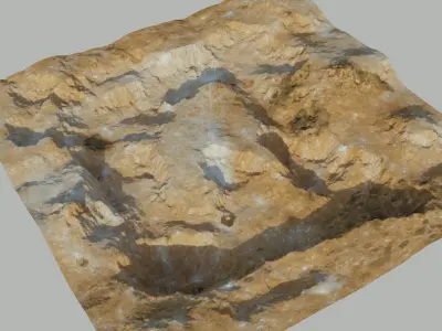 Planet Surface 3D model 3D model