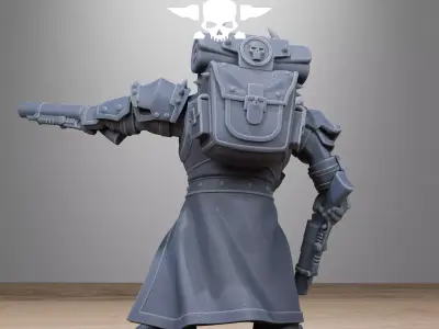 Corrupted Guard Destructor  3D print model