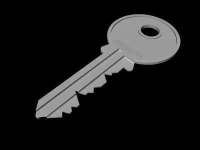 Door keys 3D model