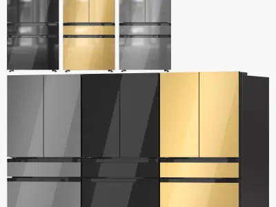 Samsung Refrigerator Collection 05 3D model