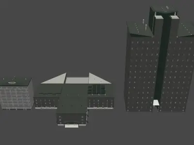 Building Pack  Free 3D model