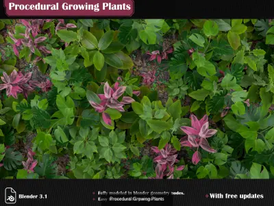 Procedural Generators for Blender 3D Model Pack