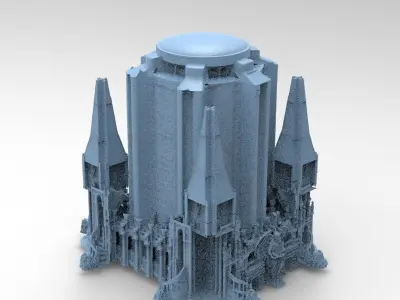 Fantasy Gondor Structure 5 3D model