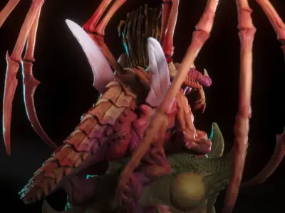 Queen of Blades from Starcraft 3D print model