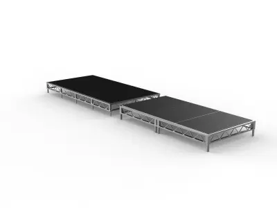 Portable Stage 3D model