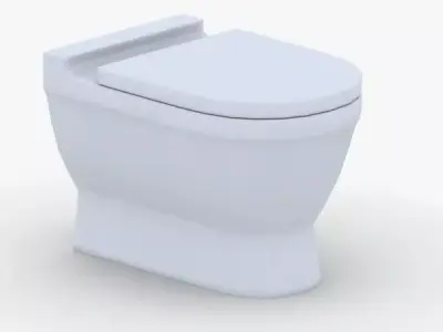 1538 - Toilet Low-poly 3D model