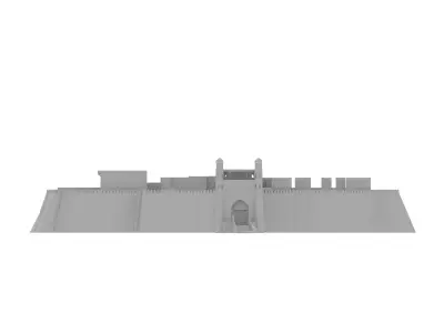 Stone Castle Gate Arches Pack  Architectural 3D Models 3D model