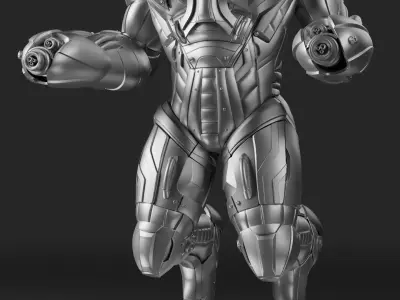 Soldier Robot Character  3D model