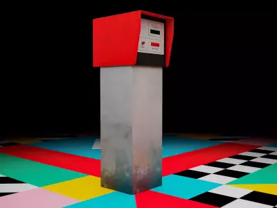 Parking Machine 3D model