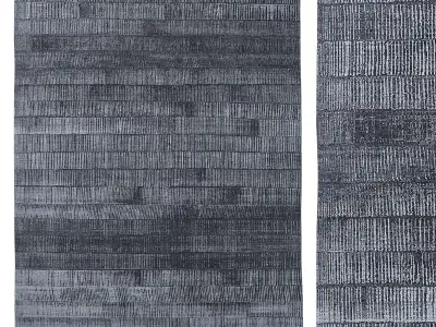 ARASHI HAND-KNOTTED WOOL RUG 3D model