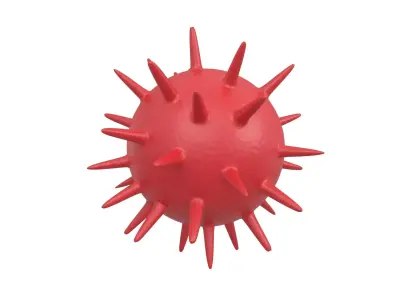 Virus v3 002 Low-poly 3D model