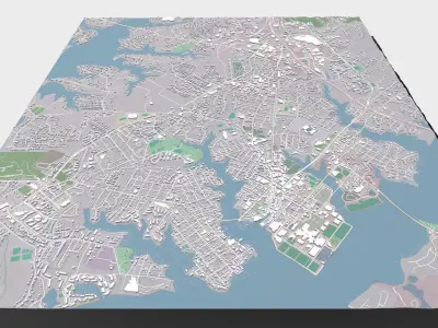 Cityscape Annapolis United Maryland States 3D model