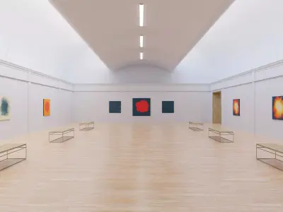 Art Museum Gallery Interior 20 Low-poly 3D model