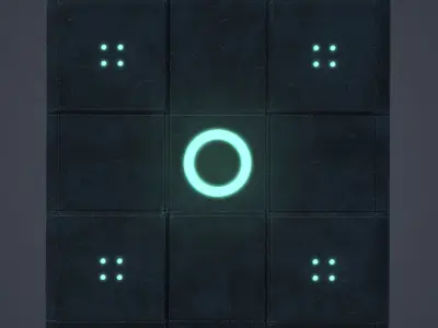 Sci-Fi Floor - Low Poly Free low-poly 3D model