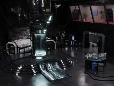  Sci-fi Experimental Laboratory 