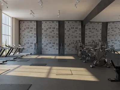 Athletic club 3D model