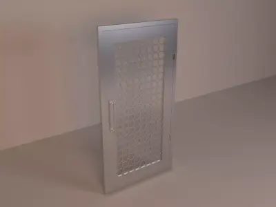 aluminum door  3D model