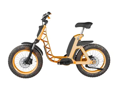 Fantic Issimo Electric Bike  Low-poly 3D model