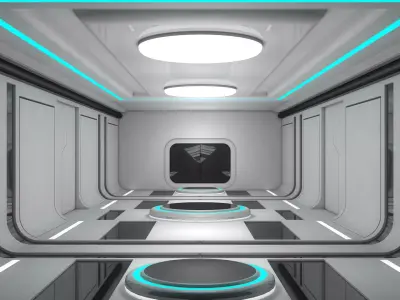 Sci Fi Room 3D model