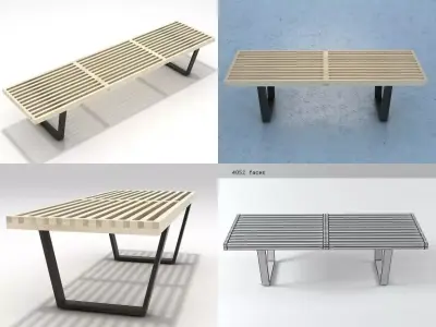 Nelson Bench 3D model