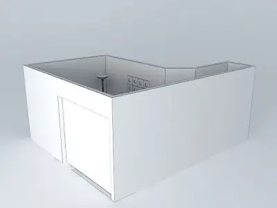 driorkut building with door Free 3D model