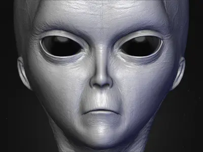 Realistic Aliens Sculpts Full Pack 3D model