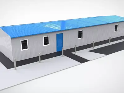 Modular building 3D model
