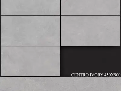 Zeus Ceramica Centro Ivory 450x900 3D model