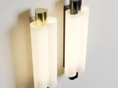 METROPOL Wall Sconce for RAKUMBA Low-poly 3D model