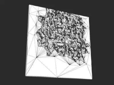 Damaged Walls Collection FREE SAMPLE Free 3D model