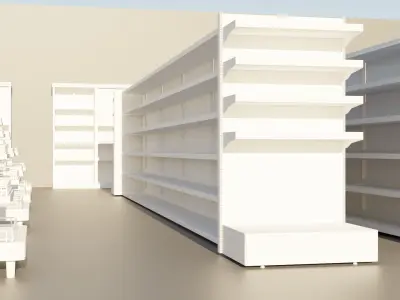 pack Furniture for monsters  exhibition etc  3D model