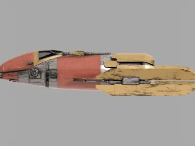 Shin Hati Fiend Starfighter - Star Wars Ahsoka 3D model