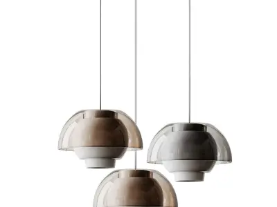 LYFA ERGO 250 Pendant Sand and Gray from ANDLIGHT 3D model