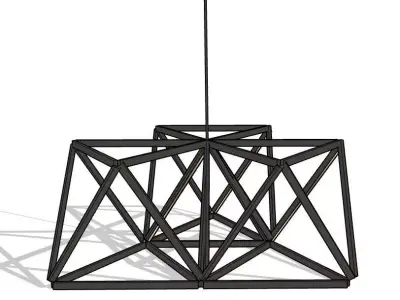 Triple X Chandelier by Stickbulb 3D model