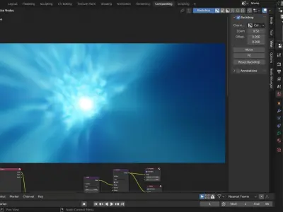 light speed animation Free 3D model
