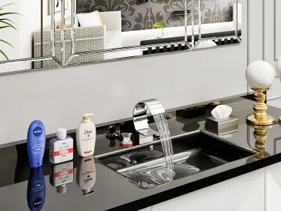 Vanity Units Jetset 3 Doors 3D model