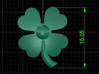 Flower pendant  Free 3D print model