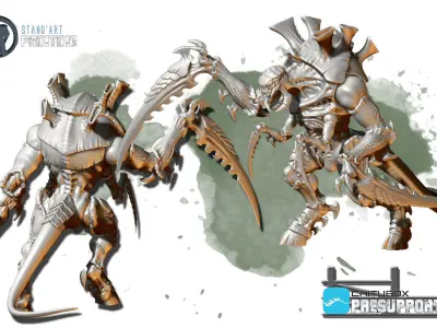 Alien Berserker 3D model