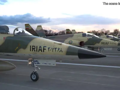  Iranian HESA Saeqeh Fighter Aircraft 