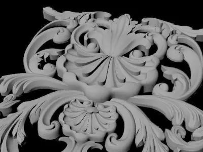 dekor ornate design 3D model 5